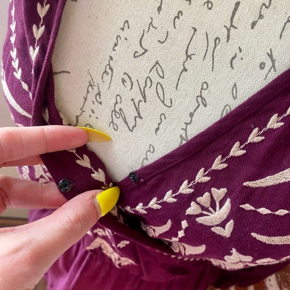 Miami boutique purple long sleeve romper - Picture 3 of 7